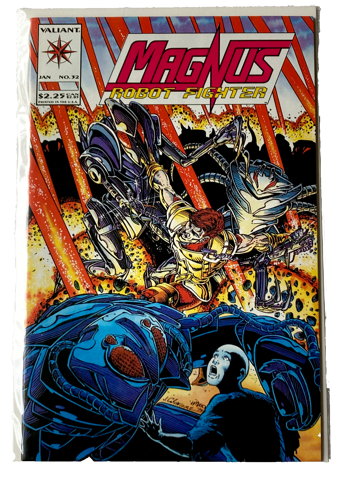 Magnus Robot Fighter #32 Valiant Comics 1993 Bagged and Boarded - $2.97