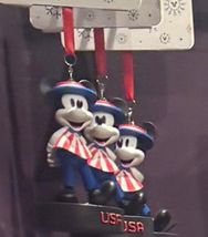  Disney Parks Epcot World Showcase Mickey Mouse Usa Christmas Ornament   - $39.99