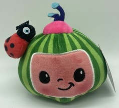 Cocomelon Green Watermelon with Ladybug 6&quot; Stuffed Plush Toy NWT New - £8.52 GBP