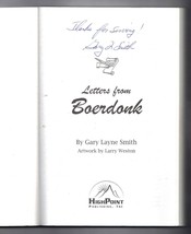 Letters from Boerdonk by Gary Layne Smith (2006, Paperback) Signed Autog... - $33.81