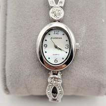 ELGIN II Ladies Watch Face ELS28 Rhinestone Band Japan Vtg - $39.99