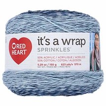 Red Heart It's A Wrap Sprinkles French Macaron Knitting & Crochet Yarn - £18.78 GBP
