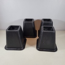 Bed Risers Lot of 4 Bed Table Chair Riser 6&quot; Tall Plastic Furniture - £14.33 GBP