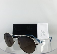 Brand New Authentic GF FERRE Sunglasses GFF 1066 003 Silver Blue 57mm Frame - $128.69