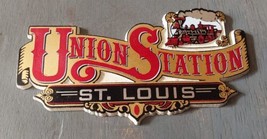 Union Station St Louis Missouri Vintage Souvenir Refridgerator Magnet 4.5x2 - £7.59 GBP