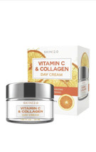 SKIN 2.0 Vitamin C &amp; Collagen Day Cream For Face Brand New In Box Sealed - £12.59 GBP