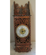VINTAGE INTRICATE SCROLL SAW FRAMED QUARTZ CLOCK - $320.05 CAD
