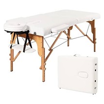 White Adjustable Portable Massage Folding Table - £205.41 GBP