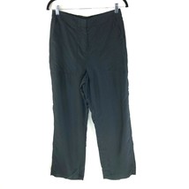 J Crew Womens Straight-Leg Pants With Surplus Pockets Lightweight Black Size 8 - £22.50 GBP