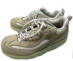 Sketchers Womens Shape Ups Shoes Sz 9.5 White EUC Walking Toning Sneakers 11800  - £79.62 GBP
