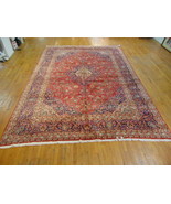 Vintage Estate Semi-Antique Handmade Middle Eastern Rug E118 - $25,517.73 MXN
