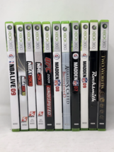Lot of 11 Xbox 360 Games - Rocksmith, Madden, Assassin&#39;s Creed, NBA, - Untested - £24.77 GBP