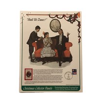 &quot;Shall We Dance ?&quot; - Christmas Collector Panels Stamp - $22.77