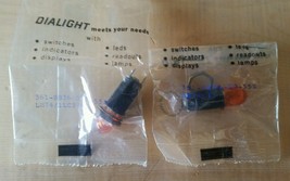 2 Dialight Indicator Light I/A/W  Ty, St, LH74 1LC3YN Yellow htf original - $25.00