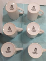 Royal Worcester - Set of 6 White Mugs - Height 10cm - $21.85