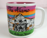 The Alamo San Antonio Texas Colorful Souvenir 3.75" Coffee Cup - $15.51