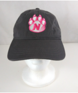 Northwest Bearcats Gray With Embroidered Pink Pawprint Adjustable Baseba... - $18.98 CAD