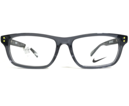 Nike Kids Eyeglasses Frames 5535 070 Black Clear Grey Rectangular 48-14-130 - $50.28