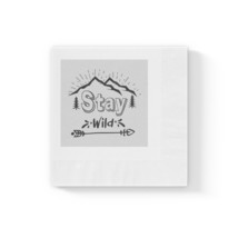 Personalized Three-Ply White Coined Napkins for Social Occasions: Weddin... - £32.36 GBP+