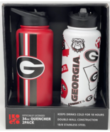 Logobrands Officially Licensed 34Oz Quencher 2 Pack Vacuum Water Bottles... - £37.72 GBP