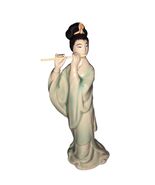 Vintage Geisha Girl Playing A Flute Figurine Asian Japanese 7.75” Inches... - €20,20 EUR