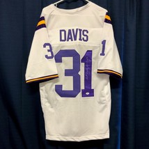 DOMANICK DAVIS signed jersey PSA/DNA LSU Tigers Autographed - £79.92 GBP