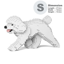 Toy Poodle Dog Sculptures (JEKCA Lego Brick) DIY Kit - $70.00