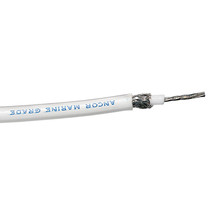 Ancor RG-213 White Tinned Coaxial Cable - 100&#39; - £115.63 GBP