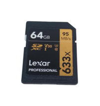 Lexar Professional 633x 64GB 95MB/s SDXC Memory Card - $29.69