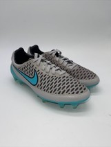 Nike Mens Rare Magista Opus FG 649230-041 Gray Blue Soccer Cleats Size 5.5 - £46.73 GBP