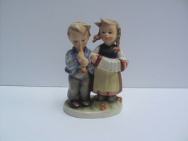 Hummel Figurine Birthday Serenade #218, Flute Boy, Accordion Girl #218 TMK-4 - £37.00 GBP