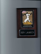 Don Larsen Plaque Baseball New York Yankees Ny Mlb W/S Perfect Game C - £0.75 GBP