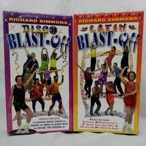 Richard Simmons VHS Workout Tape Lot Latin Blast Off Disco Blast Dance F... - $10.54