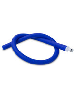 LeLuv Silicone Hose 18 Inch Slippery Coated + Fitting Non-Collapsible Ro... - £8.55 GBP