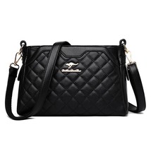 Hot Sale PU Leather Ladie Shoulder Bag Brand Rhombus Fashion Designer Fashion Me - £43.46 GBP
