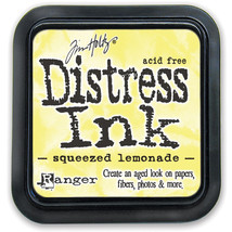 Tim Holtz Distress Ink Pad-Squeezed Lemonade - £10.98 GBP