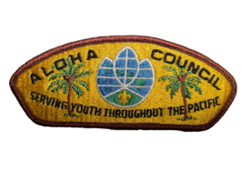 ALOHA COUNCIL BOY SCOUT BSA COUNCIL PATCH NEW SHOULDER PATCH - £3.19 GBP