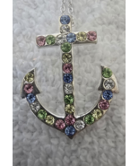 NIP Silver Tone Anchor Necklace - $4.64