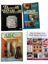 Books Lot of 4 Dollhouse Building Finishing Accessories Ideas Miniature How-To - £21.83 GBP