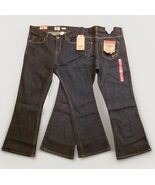 OshKosh B&#39;Gosh Jeans Lot 2 Girls 12 Plus Size Boot Cut Cowgirl Dark Wash... - $533.76 MXN