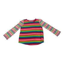 Jumping Beans Toddler Girls Long Sleeved Crew Neck Striped T-Shirt Size 4T - £11.00 GBP