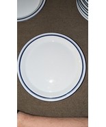 Dansk Stoneware Dinner Plate Navy Blue Accent 1992 in Great Condition 10... - $336.35 MXN
