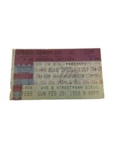 1999 Blue Oyster Cult San Diego Concert Ticket Stub Don&#39;t Fear The Reaper - £5.98 GBP