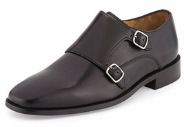 Men&#39;s Cole Haan Giraldo Double Monk II Strap Leather Loafers, C12444 Size 8 - $199.95