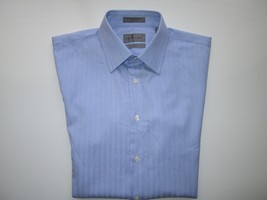 John W. Nordstrom Trim Spread Micro-Textures Men Dress Shirt Blues 15.5 | 34-35  - £26.87 GBP
