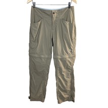 Mountain Hardwear Convertible Pants Women 8/30 Nylon Khaki Hiking Outdoor Shorts - £27.41 GBP