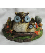 Yankee Candle Large Jar Holder OWL + Fall Critters Squirrel Acorns #1687146 - $69.73 CAD