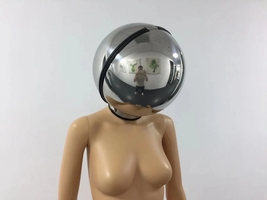 Stainless Steel Headhood Ball Shape Enclosed Helmet - $190.00