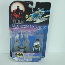 New Batman Adventures Mission Masters Arctic Blast Robin w/ Jet Blade Sled 1999 - £17.38 GBP