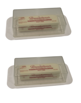 2 Pack Butter Dish With Cover &amp; Handles Fits Both Elgin East Coast &amp; West Coast - £7.77 GBP